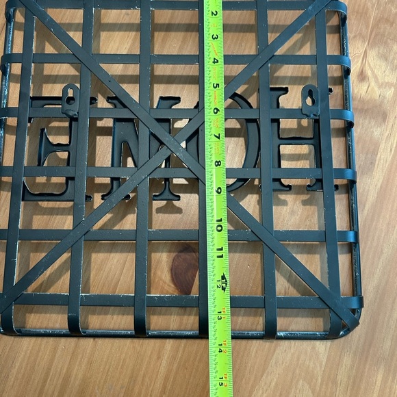 Metal “Home” sign white wording. Farmhouse style. - Picture 4 of 8